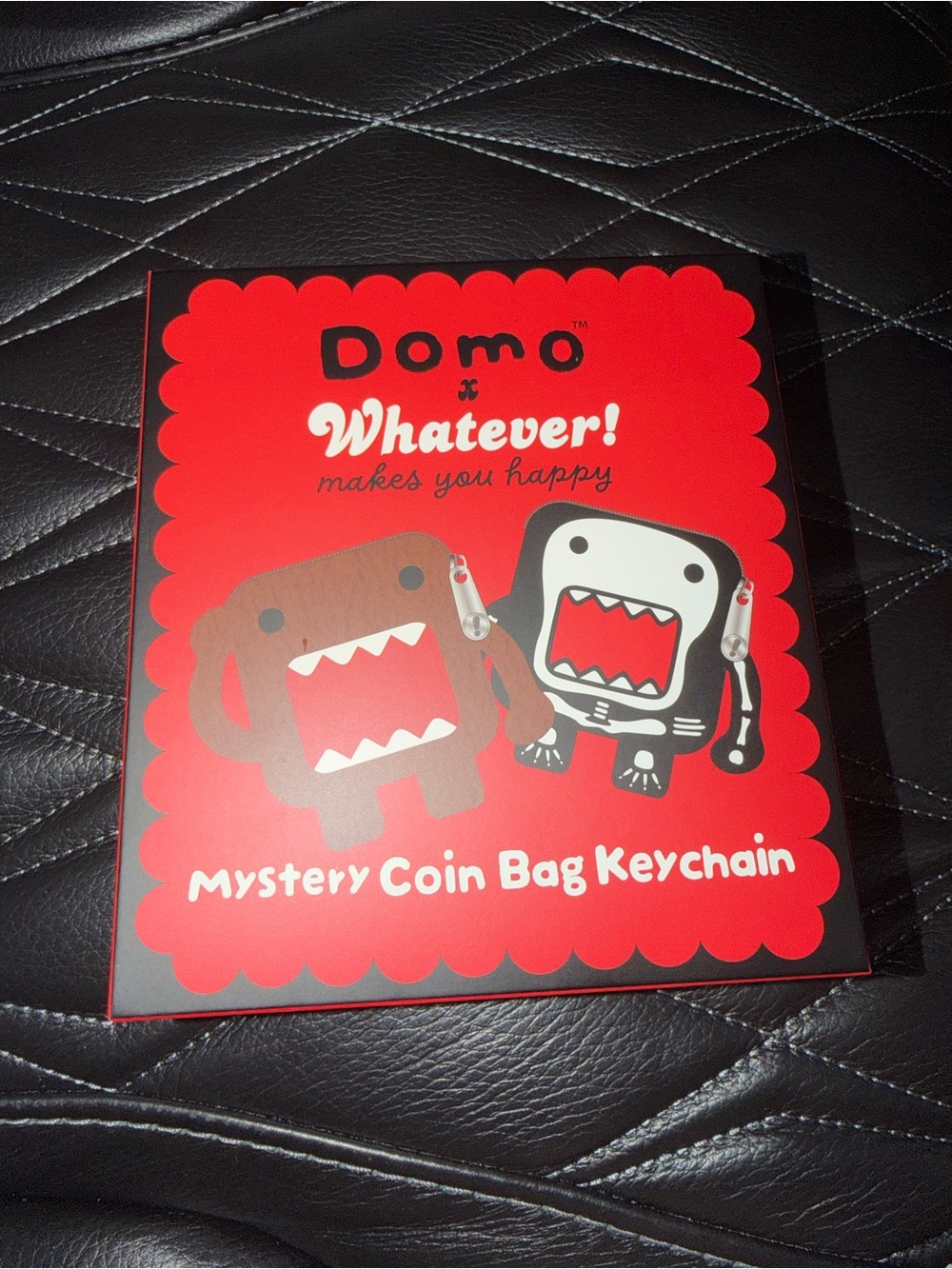 Domo Whatever! Mystery Coin Bag Keychain - Red